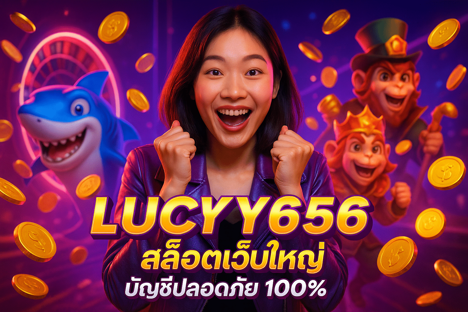 LUCYY656 สล็อตเว็บใหญ่ บัญชีปลอดภัย 100%