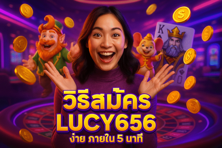 วิธีสมัคร LUCYY656 ง่าย ภายใน 5 นาที
