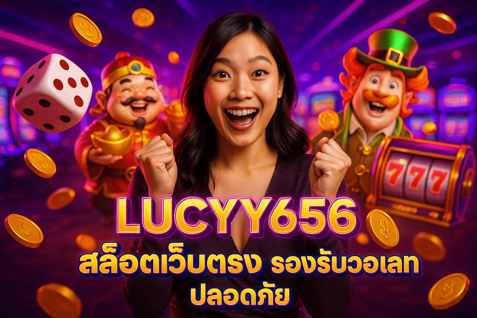 ฝากถอนวอเลท LUCYY656 เร็ว ปลอดภัย ไม่มีหัก