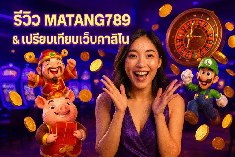 รีวิว MATANG789 & เปรียบเทียบเว็บคาสิโน